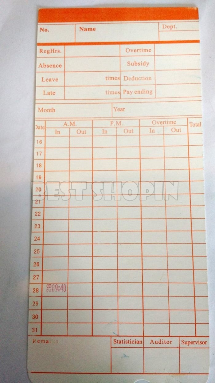 Punch Card In Malay - All Business To Business For Sale In Malaysia